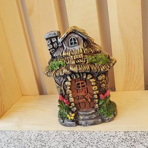Fairy Garden House miniature figurine 4"